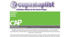 Desktop Screenshot of cuparbaptist.org.uk